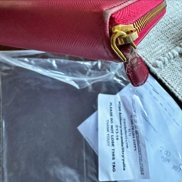 Prada zippy wallet - orinally priced at 1K from Posher - Picture 9 of 16